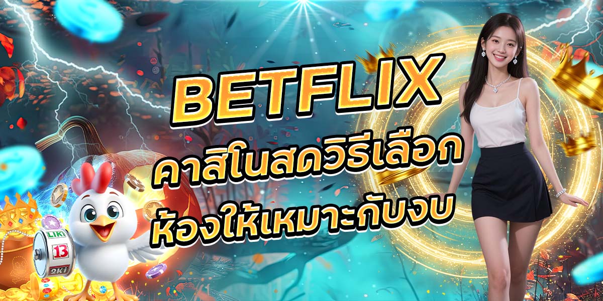 103. BETFLIX คาสิโนสดวิธีเลือกห้องให้เหมาะกับงบ