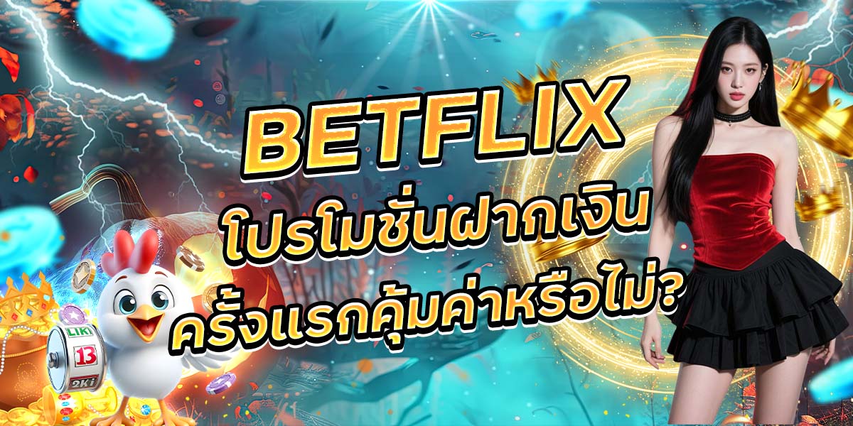 107. BETFLIX โปรโมชั่นฝากเงินครั้งแรกคุ้มค่าหรือไม่