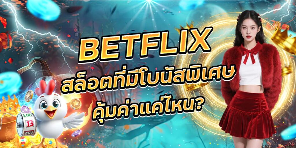120. BETFLIX สล็อตที่มีโบนัสพิเศษ คุ้มค่าแค่ไหน