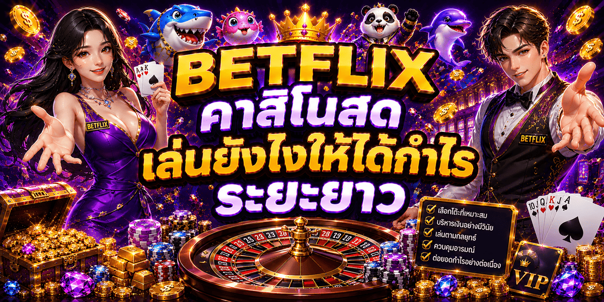 BETFLIX คาสิโนสด เล่นยังไงให้ได้กำไรระยะยาว